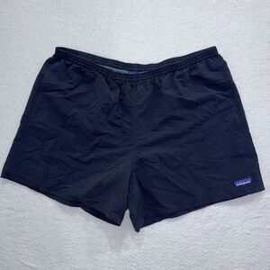 Patagonia Shorts Mens XXL Black Mesh Lined Baggies Elastic Waist Swim